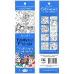 (image for) Feathered Friends Coloring Bookmarks